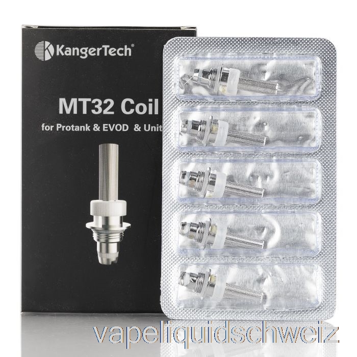 Kanger Protank MT32/Socc Ersatzspulen 2,2 Ohm Socc Spulen Vape Schweiz
